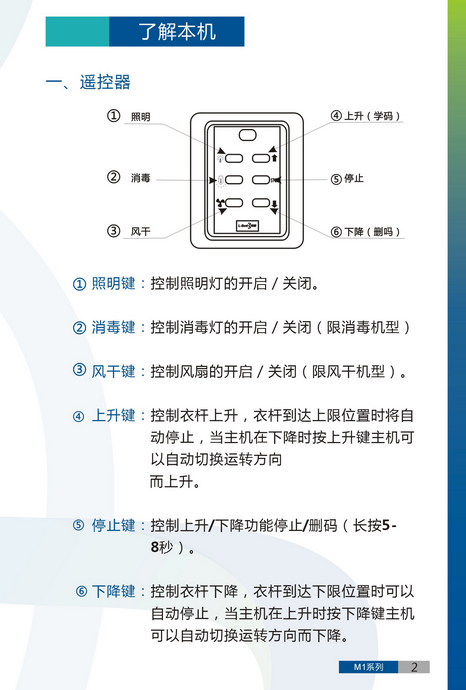 晾衣架安裝、維修及保養(yǎng)說明書（圖片版）1-2