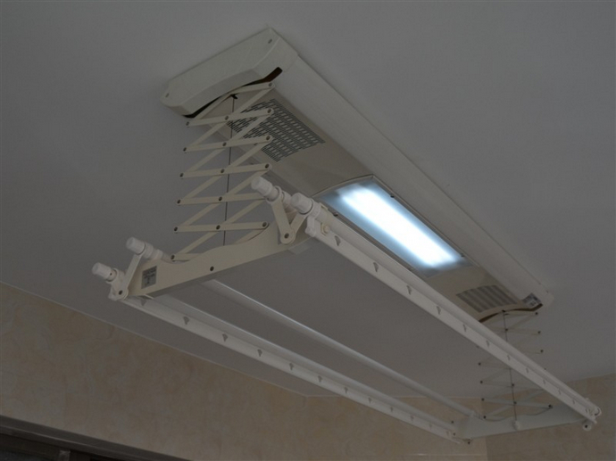 晾霸M1系列智能電動(dòng)晾衣架，電動(dòng)晾衣機(jī)安裝實(shí)景3
