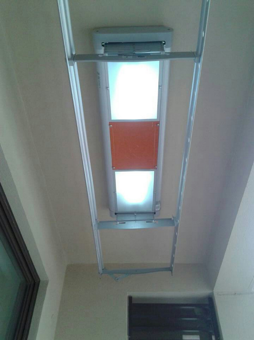 晾霸M5系列智能電動晾衣架，電動晾衣機安裝實景3
