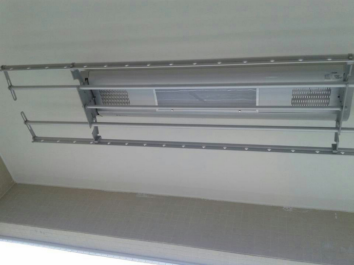 晾霸M2系列智能電動晾衣架，電動晾衣機安裝實景
