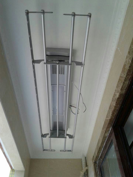晾霸M2系列智能電動晾衣架，電動晾衣機安裝實景1