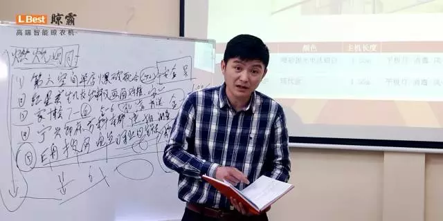 晾霸經(jīng)銷商家人老韓在布置任務(wù)